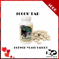 BYS Brewer Yeast (Dog & Cat) 500G 1000's Tablet