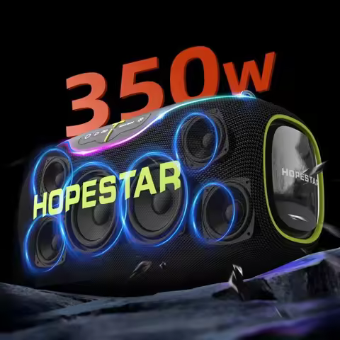 Hopestar A80 Professional Speaker Outdoor Wireless Bass Subwoofer Loud Portable Audio Player Loudspe