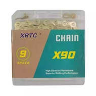 XRTC Gold 9-18-27 Speed Bicycle Chain Mountain Road Bicycle Bicycle Bicycle Shift Bicycle Chain