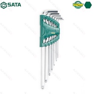 SATA ชุดประแจหกเหลี่ยม 7 ชิ้น Ball Head/Extended/Extra Long HEX KEY SET ประแจหกเหลี่ยมหัวบอล/ยาว/พิเ