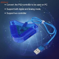 [dddxce] USB Dual Player Converter Adapter Cable For PS2 USB Game Controller