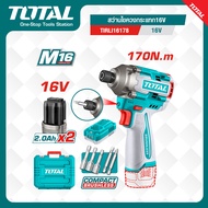 TOTAL สว่านไขควงกระแทก16V #TIRLI16178