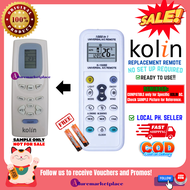 KOLIN AIR Conditioner Remote Universal for KOLIN AIRCON WINDOW TYPE AC Remote NON-INVERTER OR INVERT