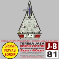 J-B81 GRUMMAN F-14 TOMCAT LOGO EMBROIDERY PATCH - GIB REVIEW/TESTIMONI
