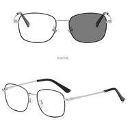 LENSA PHOTOCROMIC FRAME TITANIUM MODEL KOTAK KEKINIAN GAYA FINTAGE FREE BOX&LAP