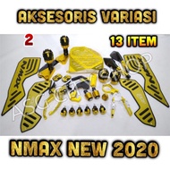 PAKET AKSESORIS YAMAHA NMAX VARIASI MOTOR NMAX NMAX 2020 2022 13 ITEM