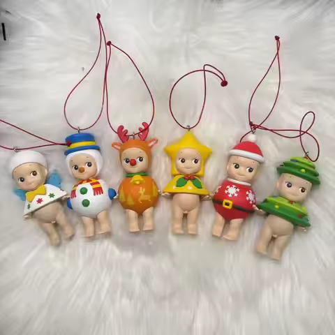 Sonny Angel Christmas Ornament 2022 Series Blind Box Santa Claus Star Snowman Christmas Tree Reindee
