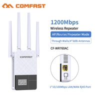 Comfast 1200Mbps 5GHz Dual Band  WiFi Amplifer Internet Signal Booster Wireless Repeater 2.4GHz Wi-F