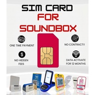 SimCard for Touch n Go Ewallet Soundbox Bank / MAE Soundbox no contract(READY STOCK)