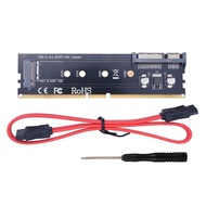 DDR3 DDR4 DDR2 to M2 SSD Adapter M.2 NGFF B Key Riser Card Black SATA 15Pin Power + SATA 7Pin Data P