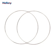 [Hellery] 2 Gold Metal Flower Hoops, Macrame Hoops, Wire Hoops for Wall Decorations, Dreamcatchers, 