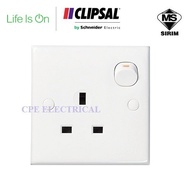Schneider Clipsal S-Classic E15R 13A 1 Gang Switch Socket Outlet