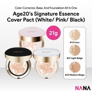 Age20's Signature Essence Cover Pact [White/ Pink/ Black] (13, 21, 23)