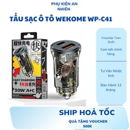 Wekome C41 30W Fast Charging Transparent Car Charger, 30W 2-Port Car Charger, Error