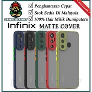 Infinix Note 30 Pro/ 12 (G96)/11/ Hot 40i/40 Pro/Smart 8 Pro/30/30i/20/20i/12/ Hot 12 Play/ Hot 11 Play/ Zero X Neo/ Smart 6 Matte Minimalist Cover Shockproof Case