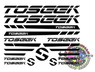 TOSEEK BIKE FRAME DECALS