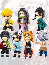 鬼滅之刃 積木 擺設 裝飾 模型 公仔 竈門 禰豆子 炭治郎 鬼滅  lego mini blocks nano block 迷你積木