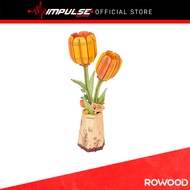 Robotime Rowood Flower Series TW081 - Orange Tulip
