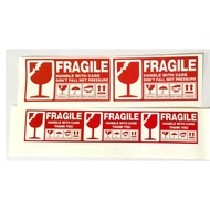 fragile sticker Mudah Pecah Warning Label