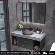 Sintered Stone Vanity Cabinet Bathroom Vanity Cabinet Set Toilet Mirror Cabinet 60cm Bathroom Cabine