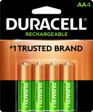 VỈ 4 PIN SẠC AA Duracell - Rechargeable AA Batteries - long lasting all-purpose Double A battery SẠC