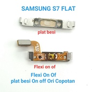 Flexible On of + iron plate Samsung S7 Flat G930/ G930f Second Original Copotan