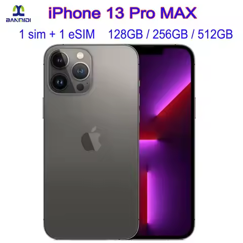 Apple iPhone 13 Pro Max 128/256GB ROM 6.7" Genuine Retina OLED 6GB RAM Unlocked A15 IOS Face ID NFC 