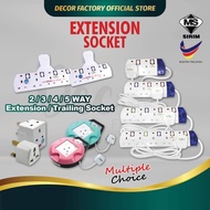 [SIRIM] 2M Trailing Extension Trailing Socket Extension Plug / Extension Socket Extension Wire Multi