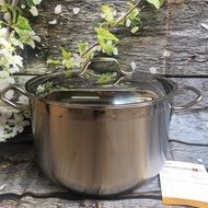 Fivestar 3-Bottom Stainless Steel Chicken Boiling Pot, Diameter 30cm, Genuine Induction Cooker,