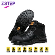 ZSTEP Stylish breathable new sefty steel toe work boots construction fashion s safety shoes leather