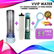 CTC 3000 Super Slim CTC Ceramic Water Filter Housing * MADE IN TAIWAN * FREE Connector