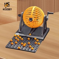 [KOZEEY] Traditional Bingo Game Bingo Chips Fortunate Number for Home Holiday Party