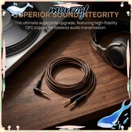 MURRAY OFC Core, 1.2m Male 3.5mm to Dual 3.5mm Jack Male Cord, Wide Compatibility Plug and Play Head
