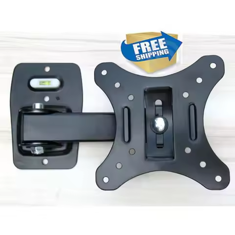 LCD-111 10"24" 27" tiltable full motion retractable swivel LED PLASMA tv wall vesa bracket mount