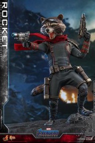 SF到付 有貨不議價 二手 hottoys mms548 銀河守護隊 Marvel Avengers End Game Rocket  復仇者聯盟 Hot toys