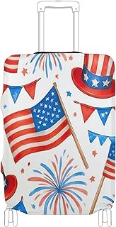 Luggage Protector Cute Suitcase Covers Personalized Special Travel Luggage Accessories of July Ameri