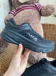 HOKA ONE ONE Bondi 7 Outdoor Trendy Fashion Black