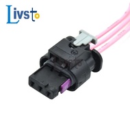 【Bestseller Alert】 1 Sets 3 Pin 4f0973703 Amp Waterproof Auto Wire Harness Connector Female Plug 148
