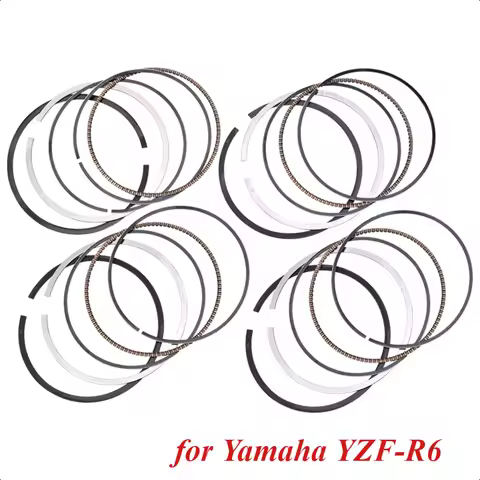 65.5mm 5EB-11603-10-00 4 Cylinder Engine Piston Rings Kit for Yamaha YZF-R6 1999-2002 FZ6N FZ-6 FZ6 