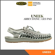KEEN Men's Uneek (ABBEY STONE/LILY PAD) Authentic Shoes Popular Model Men Keen Sandal
