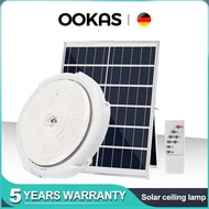 OOKAS solar LED indoor ceiling chandelier remote control solar light indoor lamp decorative light