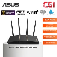 Asus RT-AX57 (AX3000) 1024 QAM 3000MBPS Dual Band WiFi 6 Free Network Security w Parental Control VP