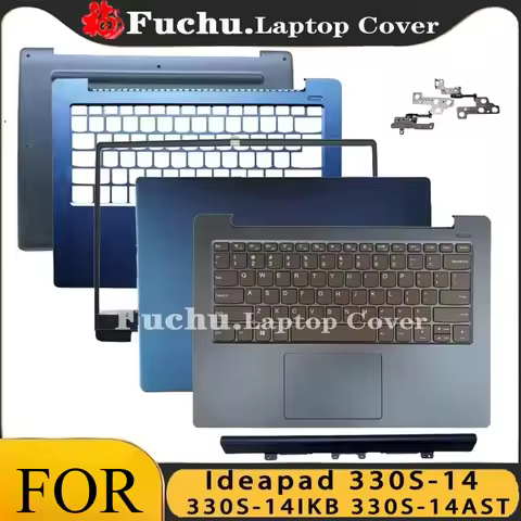 Laptops Case For Lenovo Ideapad 330S-14 330S-14IKB 330S-14AST LCD Back Cover Front Frame Hinges Palm