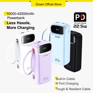 DOSEN Original Powerbank fast charging  Y342 PD22.5W Portable 42000mAh Comes with three wires 25000m