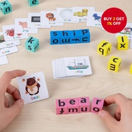 Spelling Game with English Word Blocks - Fun Educational Toys for Kids and Family Christmas  Permain