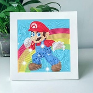 Stitch Mario Yoka Diamond Painting-Diamond Painting/5D Diamond/DIY Diamond Painting/Through Diamond/