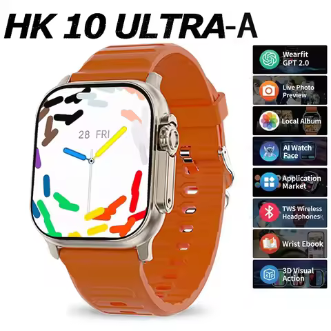 Original official HK10 Ultra3 Max Watch Men AMOLED Screen ChatGPT BT Call 2GB ROM Sports Watches GPS