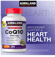 ❤️100% Authentic❤️ kirkland coq10 CoQ10 300mg 100 softgels