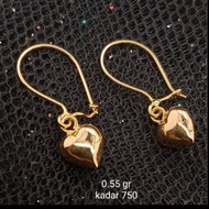 anting emas kadar 750 toko emas gajah online Salatiga 2360