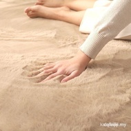 ins Imitation Rabbit Fur Carpet Living Room Bedroom Bedside Full Cover Machine Washable Thickened Pl